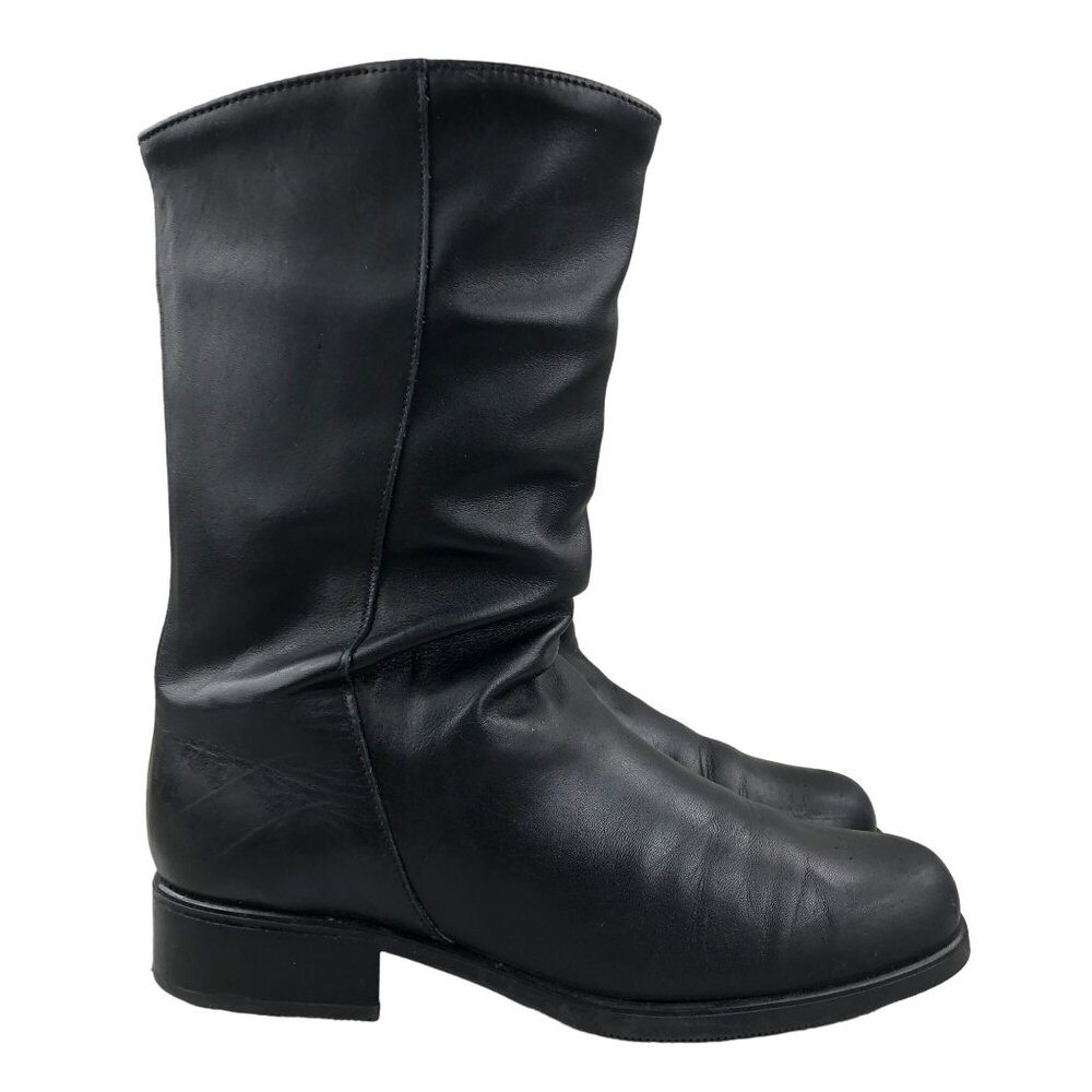 Santana Canada VTG Women's Size 8.5N (RUNS SMALL) Black Waterproof Leather Boots